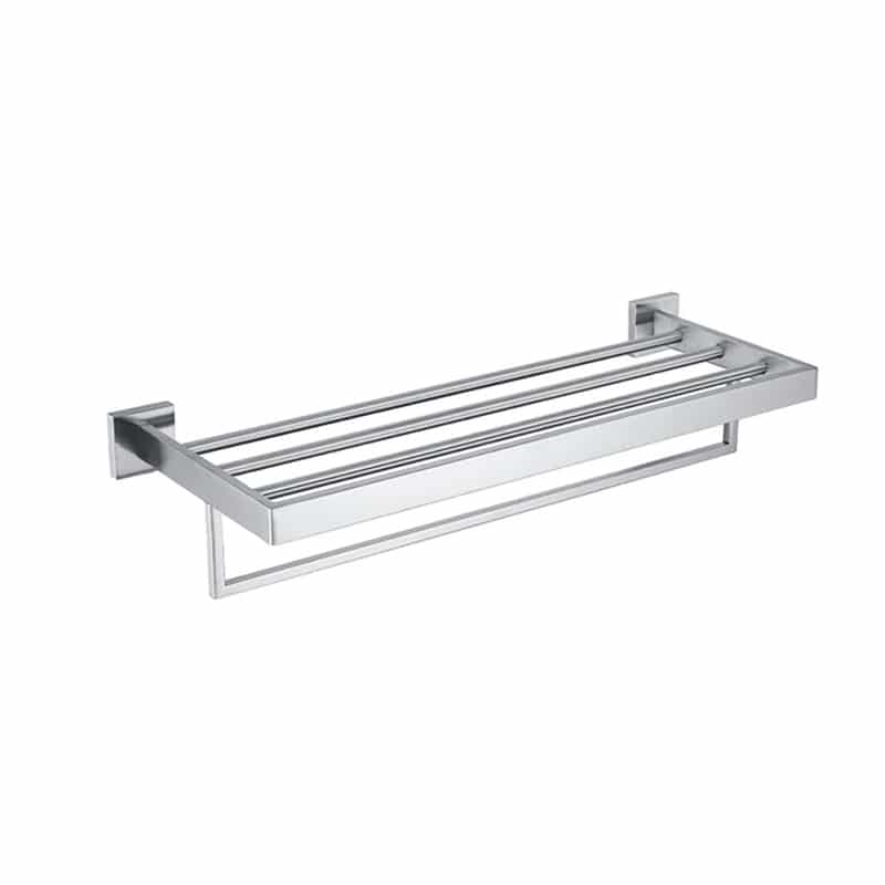 Suport prosop baie maxx AQUAROO, SUS 304, seria Square, Chrome 1