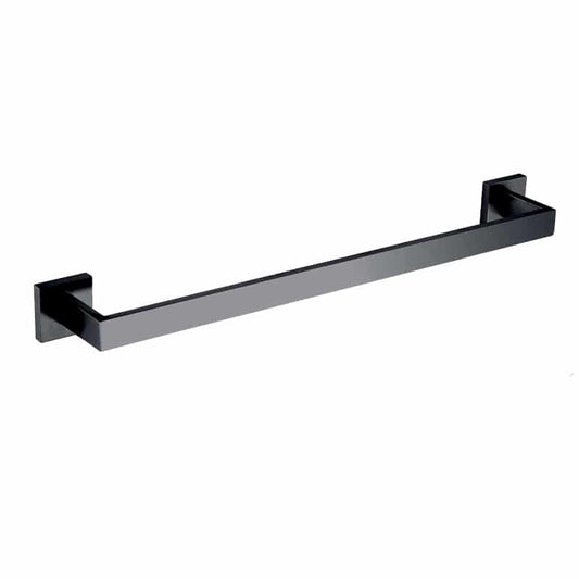 Suport prosop baie simple AQUAROO, SUS 304, seria Square, Black – 1