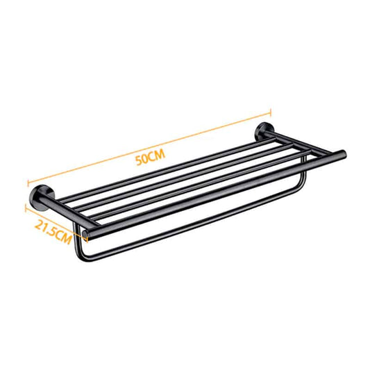 Suport prosop baie maxx AQUAROO, SUS 304, seria Classic, Black – 2
