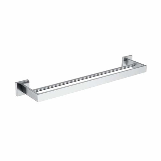 Suport prosop baie 2 in 1 AQUAROO, SUS 304, seria Square, Chrome – 1