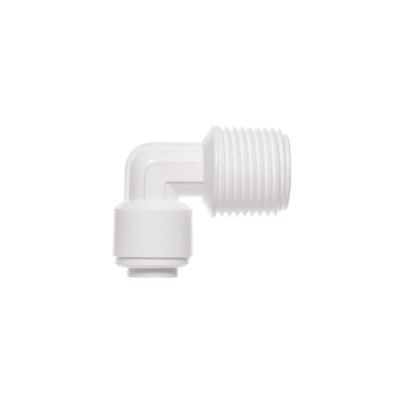 Fiting cot 90° pentru filtru de apă, Quick Fitting 1/4″ x filet exterior 3/8″