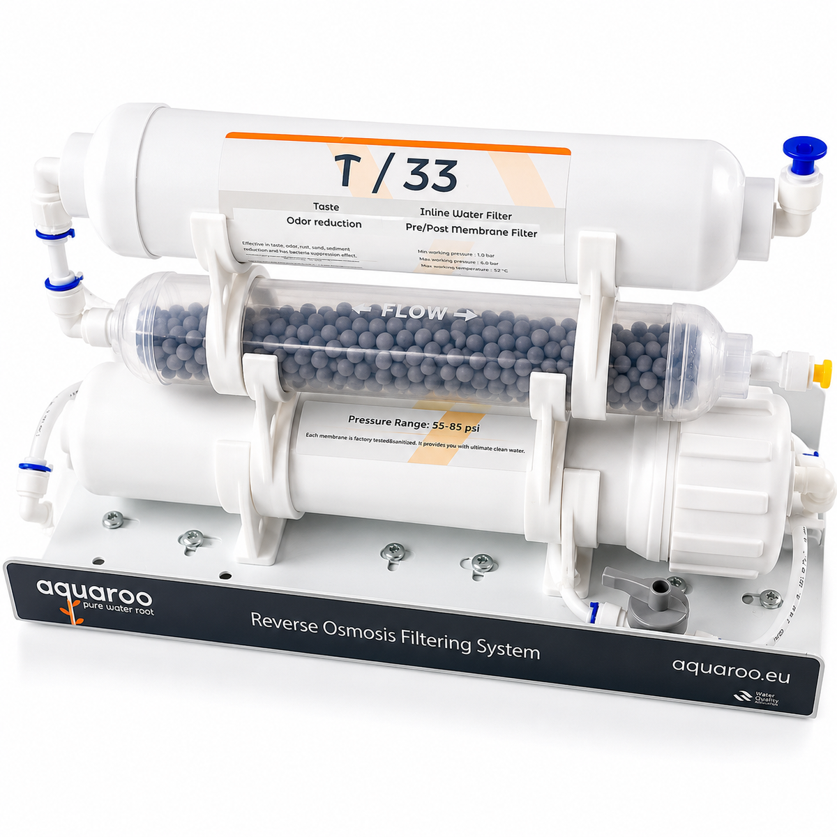 Postfiltrele T33 și alcalin ale sistemului ARO1-6A
