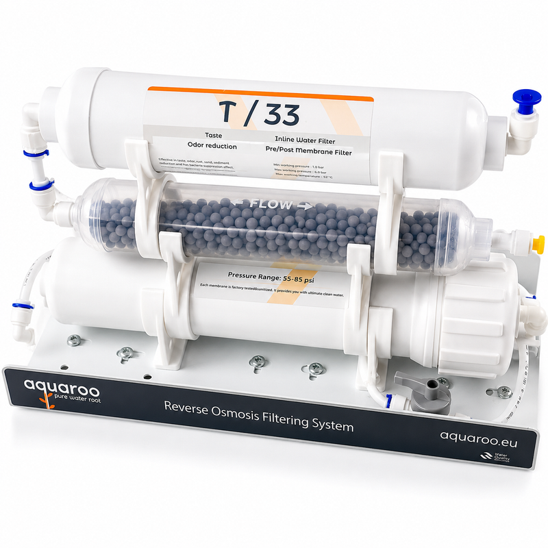 Postfiltrele T33 și alcalin ale sistemului ARO1-6A