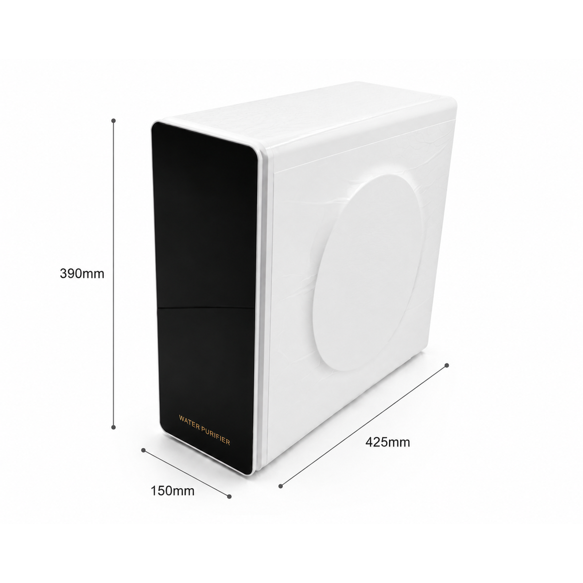 Dimensiunile sistemului AR03-LL: 390 × 150 × 425 mm